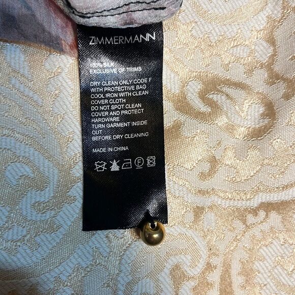 Zimmerman Tempest Frolic High-Neck Floral Silk Maxi Dress - Picture 9 of 10